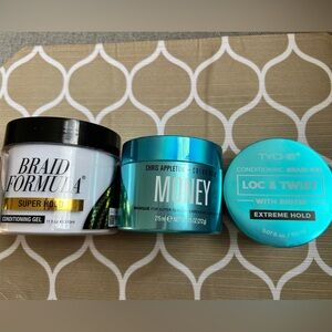 Hair/Braid Gel different brand bundle